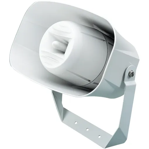A unique innovation in horn speakers. A combination of re-entrant low/mid driver with a high frequency loaded horn culminates in breath taking clarity and sound pressure level for relatively wide range reproduction.
