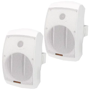 Offers the flexibility for 8 ohm domestic use or 100V line for commercial installations. These stylish wall speakers deliver high quality sound for music and sound reinforcement in both domestic and commercial installations.