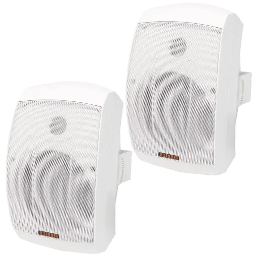 Offers the flexibility for 8 ohm domestic use or 100V line for commercial installations. These stylish wall speakers deliver high quality sound for music and sound reinforcement in both domestic and commercial installations.