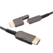 AOC (active optical cable) and HDMI technology supporting 4K @ 60Hz resolutions at lengths up to 100m.