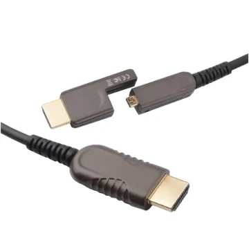 AOC (active optical cable) and HDMI technology supporting 4K @ 60Hz resolutions at lengths up to 100m.