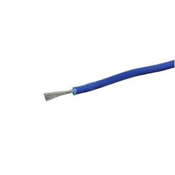 14 strand 21AWG medium gauge tinned copper hookup wire with a PVC insulator suitable for indoor general purpose wiring.