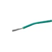 Green, 24 strand, 18AWG, heavy duty, tinned copper wire with a PVC insulator suitable for indoor, general purpose wiring.