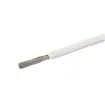 White, 50 strand, 13AWG, heavy duty, high current, tinned copper wire with a high temperature rated PVC insulator.
