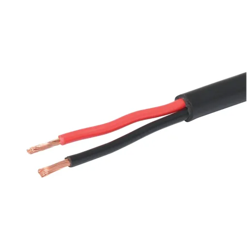 Pro flexible speaker cable. Double insulated with soft sheath.. Size: 2 x 35/0.30. Voltage rating: 300V AC @ 22A.