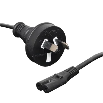 2.5A 2 Pin to Figure 8 plug 5.0m. Energy Authority approved. Ideal for installers when wallmounting televisions.