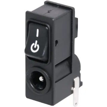 Socket 2.1mm PCB 12VDC 3.8A Rated