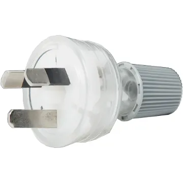 10A Rated. Clear Inline Plug.
