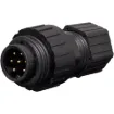 IP66 rated waterproof 7 pin connector for installations outdoors or in areas prone to moisture build up. Compatible with Amphenol C16 series connectors. 8A rated.