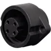 IP67 rated waterproof 4 pin connector for installations outdoors or in areas prone to moisture build up. Compatible with Amphenol C16 series connectors. Current rating: 12A Contact pin: Copper alloy Connector carrier: Nylon+GF, UL recognized