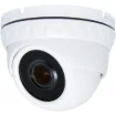 A day/night high resolution IP dome camera with multi-codec support.