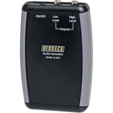 Compact and portable, this handheld battery powered 1KHz tone generator has been designed to test PA systems and in particular hearing loop induction sound systems. The unit produces a 1KHz tone which is fed into the input of the amplifier under test. Two output levels are provided, 100mV and 1V. Includes 9V battery. Size: 79W x 117H x 24Dmm.