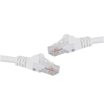 8 Pin RJ45 Male to 8 Pin RJ45 Male White 1m - Category 6