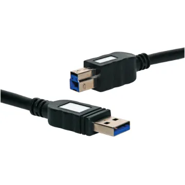 High speed USB 3.0 lead. Type A Male to Type B Male.