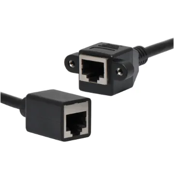 Cat 6A Socket to Cat 6A Socket RJ45 Fly Lead