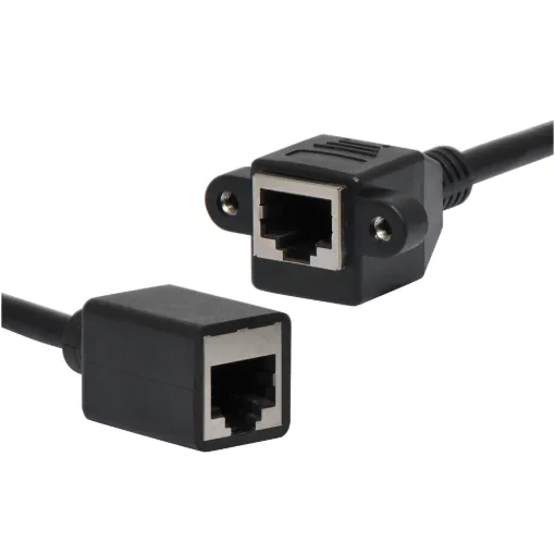 Cat 6A Socket to Cat 6A Socket RJ45 Fly Lead