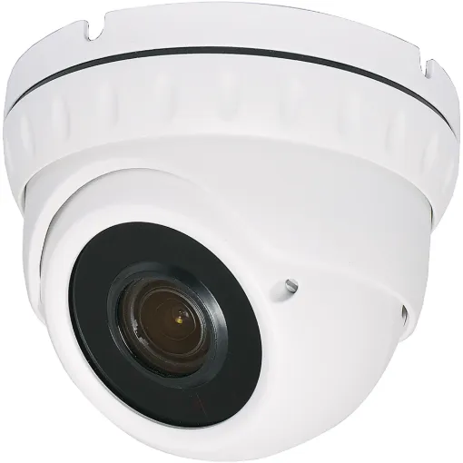 A day/night high resolution IP dome camera with multi-codec support.