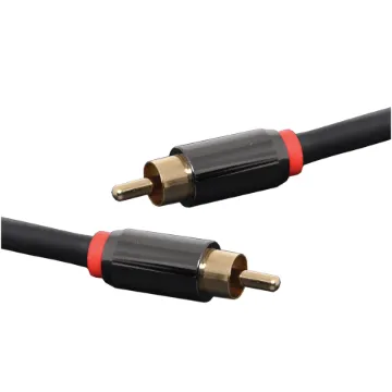 Designed for digital audio. Pro Grade RG59U coaxial cable with diecast connectors & gold plated contacts.