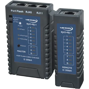 Next time you need to check your cables to ensure you will never again have a faulty cable on your network. Instantly displays the status of all cable conductors (shorted pins, straight or crossover cable identification). Makes it easy to troubleshoot connections. Suits most common network configurations.
