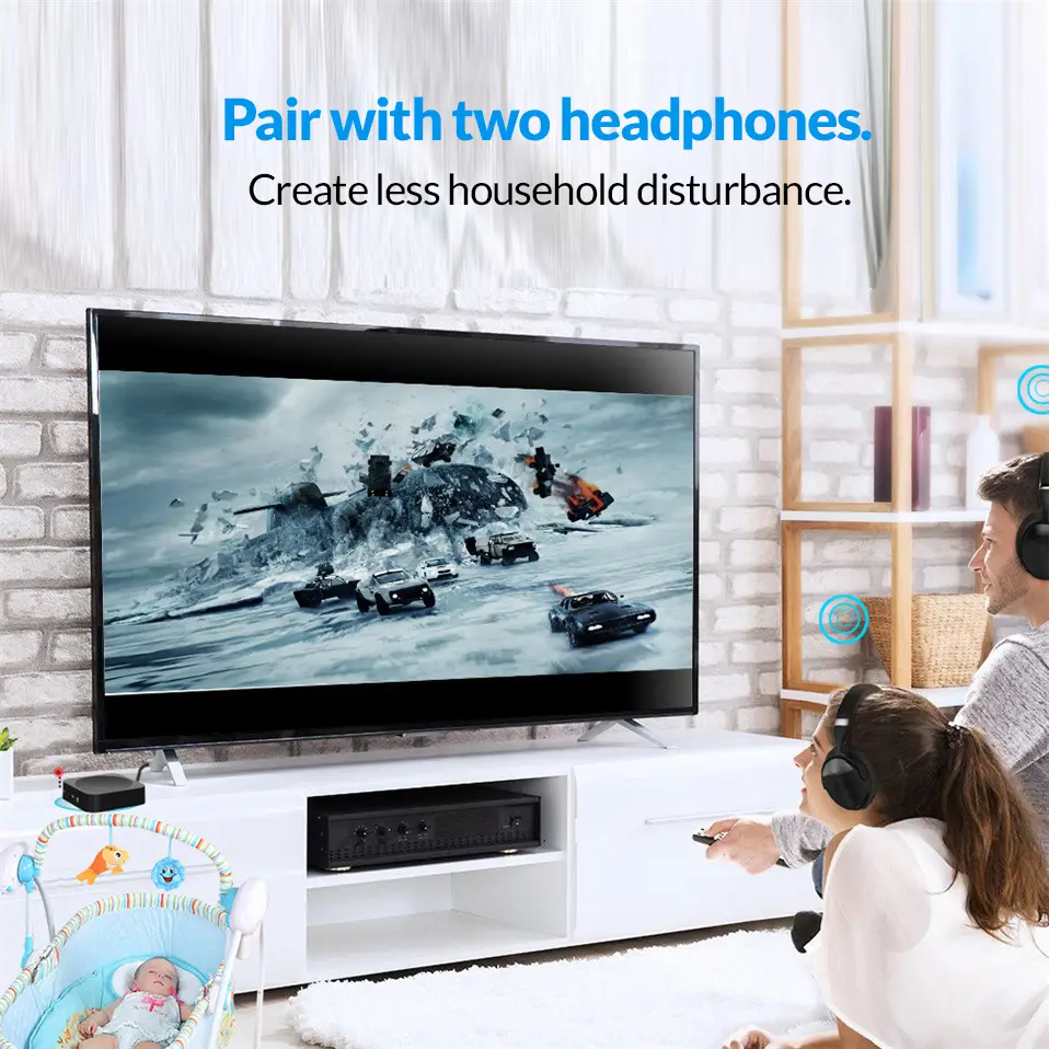 A1103B pair two headphones