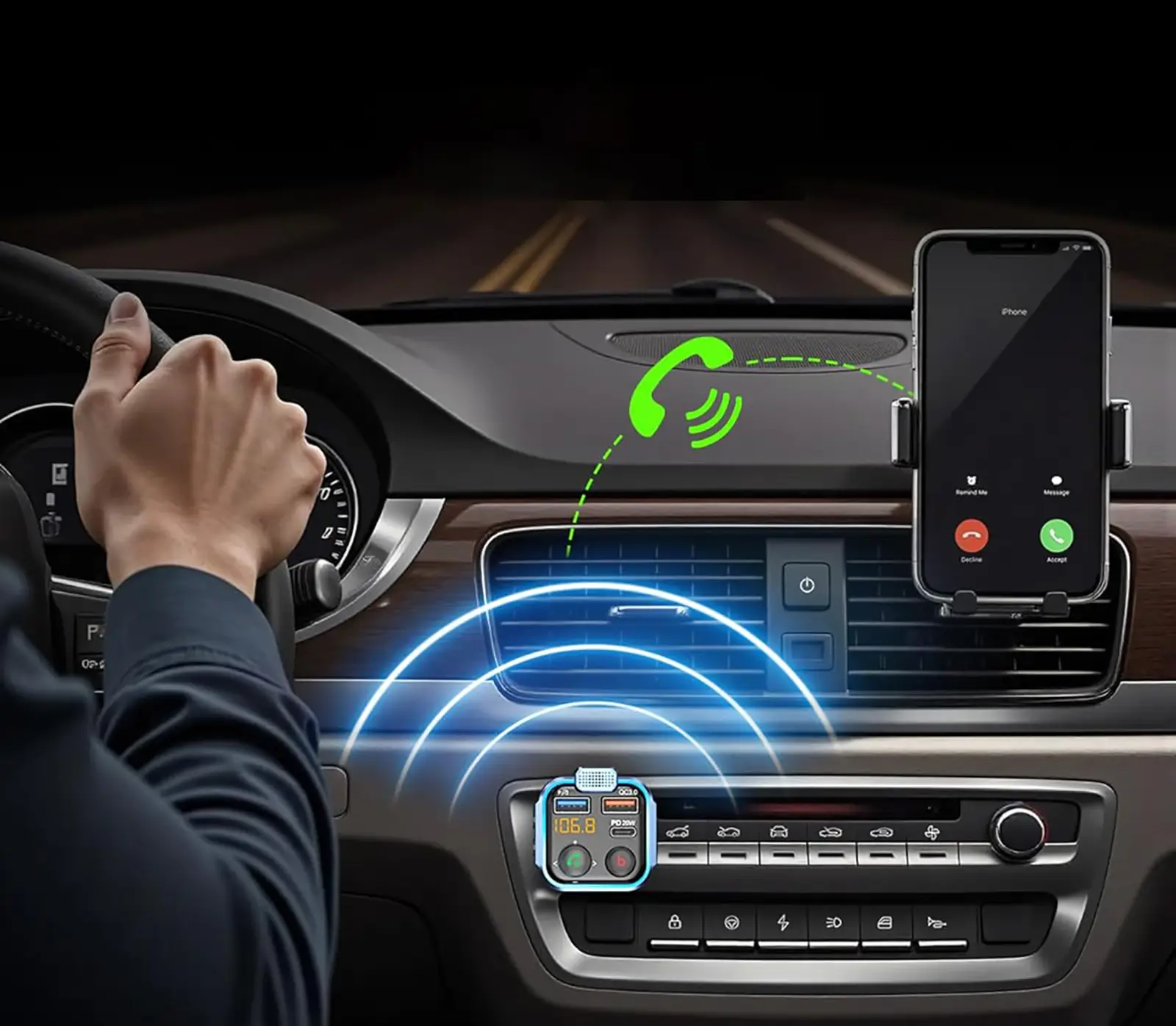 Hands Free Bluetooth Car Kit