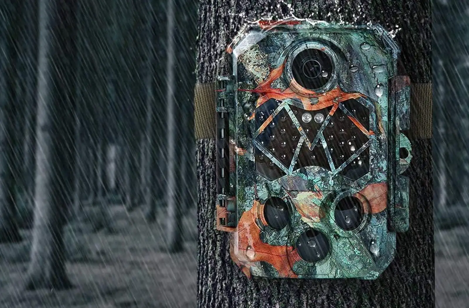 4K UHD Solar-Powered Wi-Fi Trail Camera