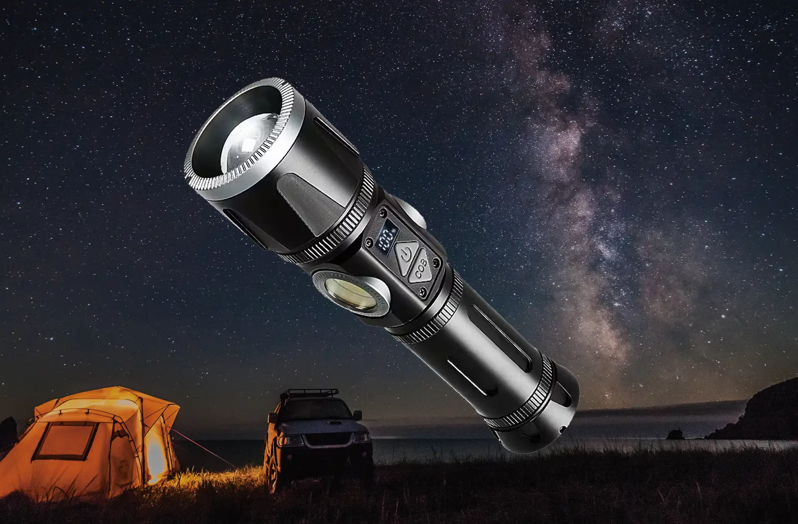 1200 Lumen Aluminium Power Bank Torch