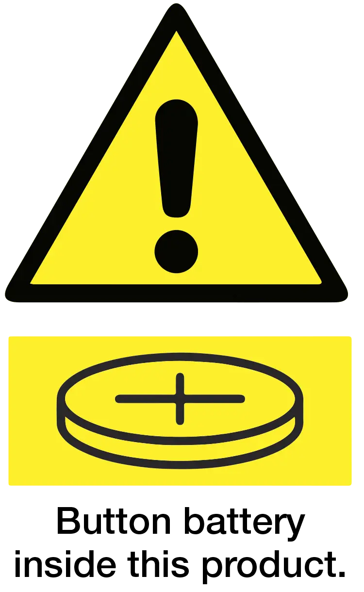 button battery inside warning
